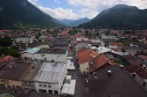 Archiv Foto Webcam Karwendel Mittenwald - Kirche 15:00