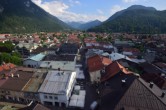 Archiv Foto Webcam Karwendel Mittenwald - Kirche 17:00