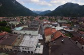 Archiv Foto Webcam Karwendel Mittenwald - Kirche 17:00