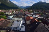 Archiv Foto Webcam Karwendel Mittenwald - Kirche 17:00