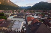 Archiv Foto Webcam Karwendel Mittenwald - Kirche 19:00