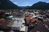 Archiv Foto Webcam Karwendel Mittenwald - Kirche 13:00