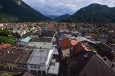 Archiv Foto Webcam Karwendel Mittenwald - Kirche 17:00