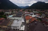 Archiv Foto Webcam Karwendel Mittenwald - Kirche 15:00