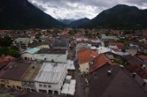 Archiv Foto Webcam Karwendel Mittenwald - Kirche 13:00