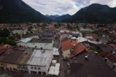 Archiv Foto Webcam Karwendel Mittenwald - Kirche 15:00