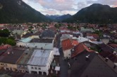Archiv Foto Webcam Karwendel Mittenwald - Kirche 19:00