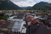 Archiv Foto Webcam Karwendel Mittenwald - Kirche 17:00