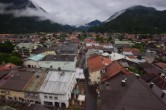 Archiv Foto Webcam Karwendel Mittenwald - Kirche 13:00