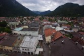 Archiv Foto Webcam Karwendel Mittenwald - Kirche 15:00