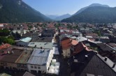 Archiv Foto Webcam Karwendel Mittenwald - Kirche 15:00