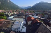 Archiv Foto Webcam Karwendel Mittenwald - Kirche 17:00