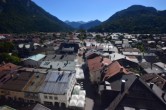 Archived image Webcam Karwendel Mittenwald - Church 13:00