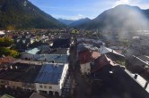 Archiv Foto Webcam Karwendel Mittenwald - Kirche 15:00