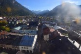 Archiv Foto Webcam Karwendel Mittenwald - Kirche 15:00