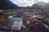Archived image Webcam Karwendel Mittenwald - Church 13:00