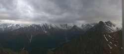 Archiv Foto Webcam Alp Trida Sattel in Samnaun 19:00