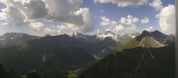 Archiv Foto Webcam Alp Trida Sattel in Samnaun 09:00