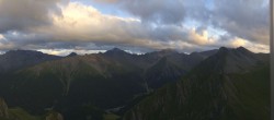 Archiv Foto Webcam Alp Trida Sattel in Samnaun 19:00