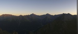 Archiv Foto Webcam Alp Trida Sattel in Samnaun 19:00