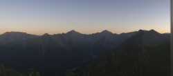 Archiv Foto Webcam Alp Trida Sattel in Samnaun 19:00