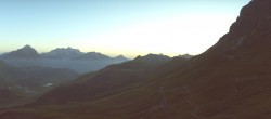 Archiv Foto Webcam Warth-Schröcken: Widdersteinhütte 19:00