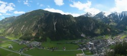 Archiv Foto Webcam Mayrhofen im Zillertal: Blick vom Gasthof Zimmereben 14:00