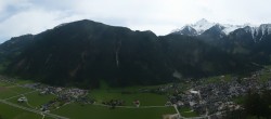 Archiv Foto Webcam Mayrhofen im Zillertal: Blick vom Gasthof Zimmereben 09:00