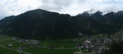 Archiv Foto Webcam Mayrhofen im Zillertal: Blick vom Gasthof Zimmereben 06:00