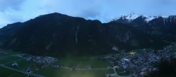 Archiv Foto Webcam Mayrhofen im Zillertal: Blick vom Gasthof Zimmereben 19:00