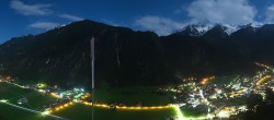 Archiv Foto Webcam Mayrhofen im Zillertal: Blick vom Gasthof Zimmereben 03:00