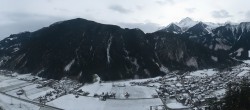 Archiv Foto Webcam Mayrhofen im Zillertal: Blick vom Gasthof Zimmereben 07:00