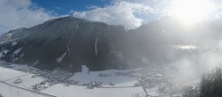 Archiv Foto Webcam Mayrhofen im Zillertal: Blick vom Gasthof Zimmereben 09:00