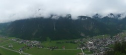 Archiv Foto Webcam Mayrhofen im Zillertal: Blick vom Gasthof Zimmereben 09:00