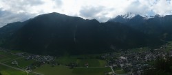 Archiv Foto Webcam Mayrhofen im Zillertal: Blick vom Gasthof Zimmereben 07:00
