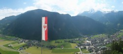 Archiv Foto Webcam Mayrhofen im Zillertal: Blick vom Gasthof Zimmereben 09:00