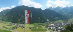 Archiv Foto Webcam Mayrhofen im Zillertal: Blick vom Gasthof Zimmereben 11:00
