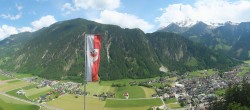 Archiv Foto Webcam Mayrhofen im Zillertal: Blick vom Gasthof Zimmereben 13:00
