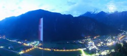 Archiv Foto Webcam Mayrhofen im Zillertal: Blick vom Gasthof Zimmereben 03:00