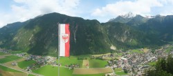 Archiv Foto Webcam Mayrhofen im Zillertal: Blick vom Gasthof Zimmereben 15:00