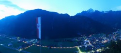Archiv Foto Webcam Mayrhofen im Zillertal: Blick vom Gasthof Zimmereben 03:00