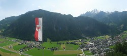 Archiv Foto Webcam Mayrhofen im Zillertal: Blick vom Gasthof Zimmereben 09:00