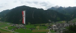 Archiv Foto Webcam Mayrhofen im Zillertal: Blick vom Gasthof Zimmereben 11:00