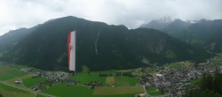 Archiv Foto Webcam Mayrhofen im Zillertal: Blick vom Gasthof Zimmereben 17:00