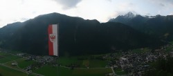 Archiv Foto Webcam Mayrhofen im Zillertal: Blick vom Gasthof Zimmereben 05:00