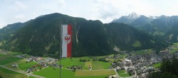 Archiv Foto Webcam Mayrhofen im Zillertal: Blick vom Gasthof Zimmereben 11:00