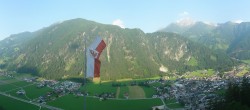 Archiv Foto Webcam Mayrhofen im Zillertal: Blick vom Gasthof Zimmereben 17:00