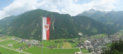 Archiv Foto Webcam Mayrhofen im Zillertal: Blick vom Gasthof Zimmereben 13:00