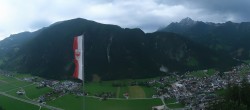 Archiv Foto Webcam Mayrhofen im Zillertal: Blick vom Gasthof Zimmereben 19:00