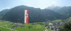 Archiv Foto Webcam Mayrhofen im Zillertal: Blick vom Gasthof Zimmereben 09:00